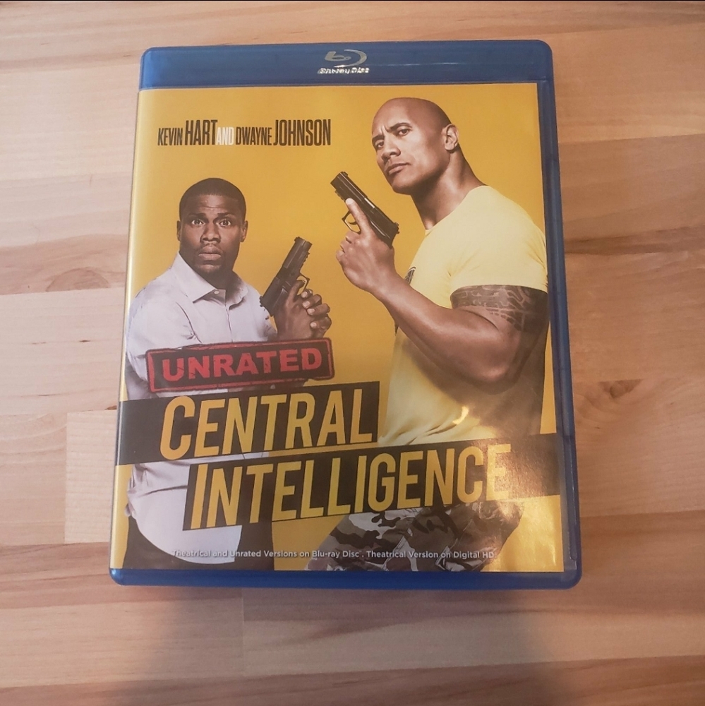 Central Intelligence Blu-ray disc Unrated and Theatrical Versions